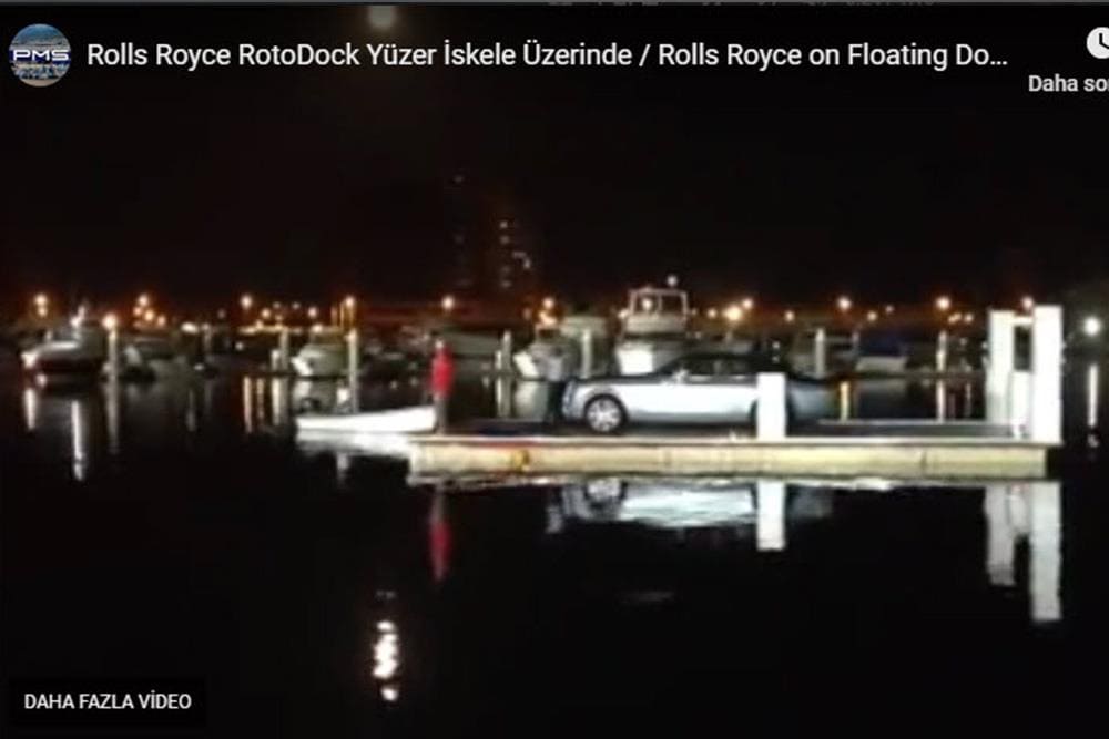 PMS Dockmarine Rolls Royce on Floating Dock