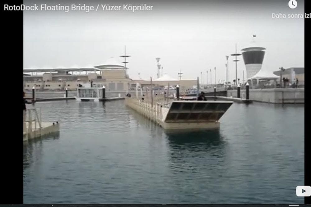 RotoDock Floating Bridge